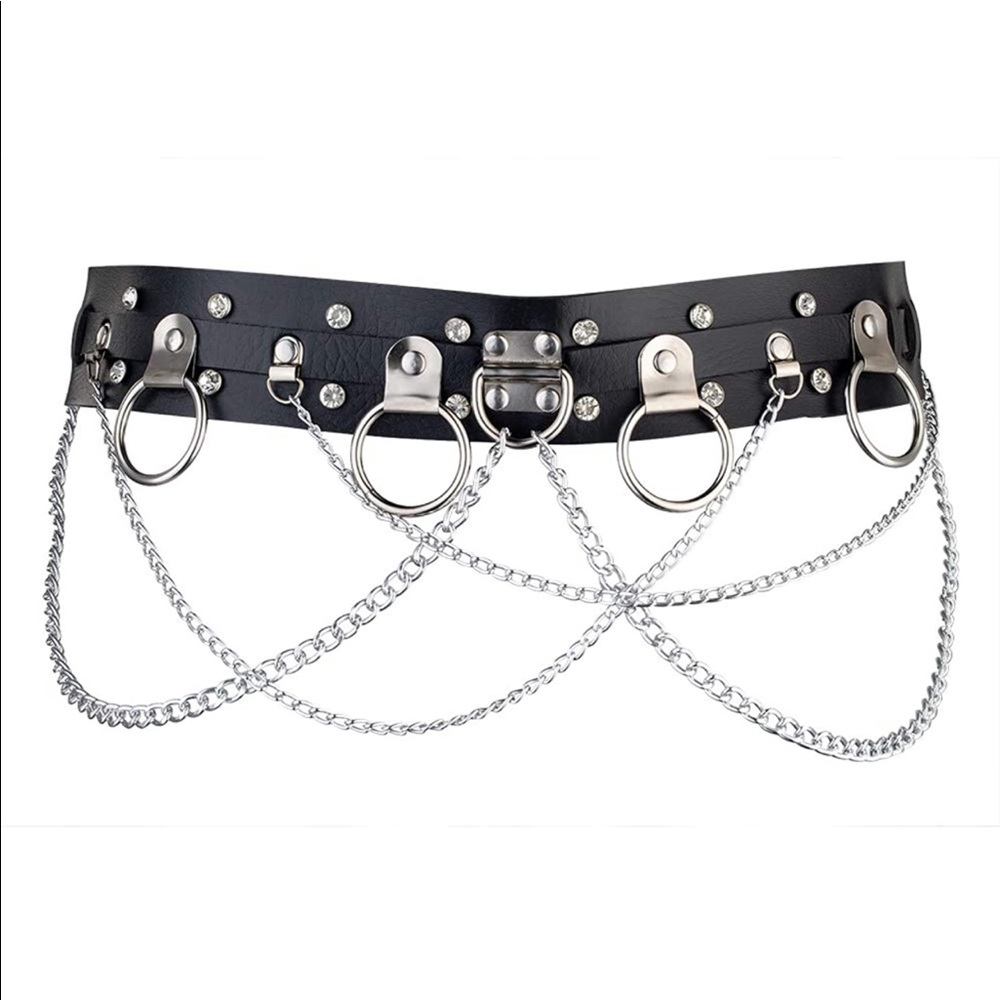 NWT Women's Body Chain Gothic Punk Waist Belt
